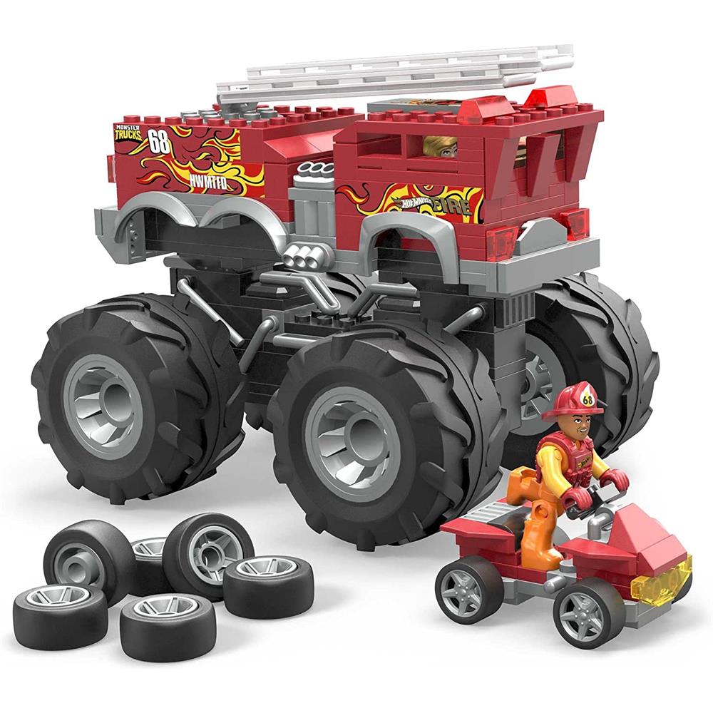 Mega Hot Wheels 5-Alarm Monster Truck İtfaiye Aracı