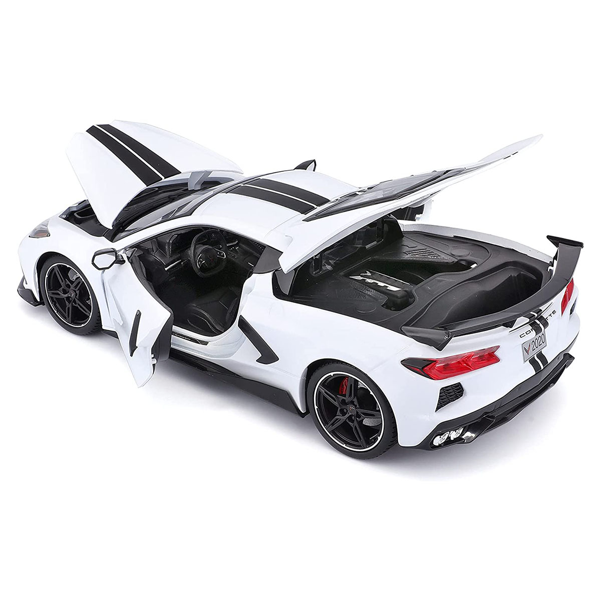 Maisto 1/24 2020 Chevrolet Corvette Stingray Coupe - Beyaz