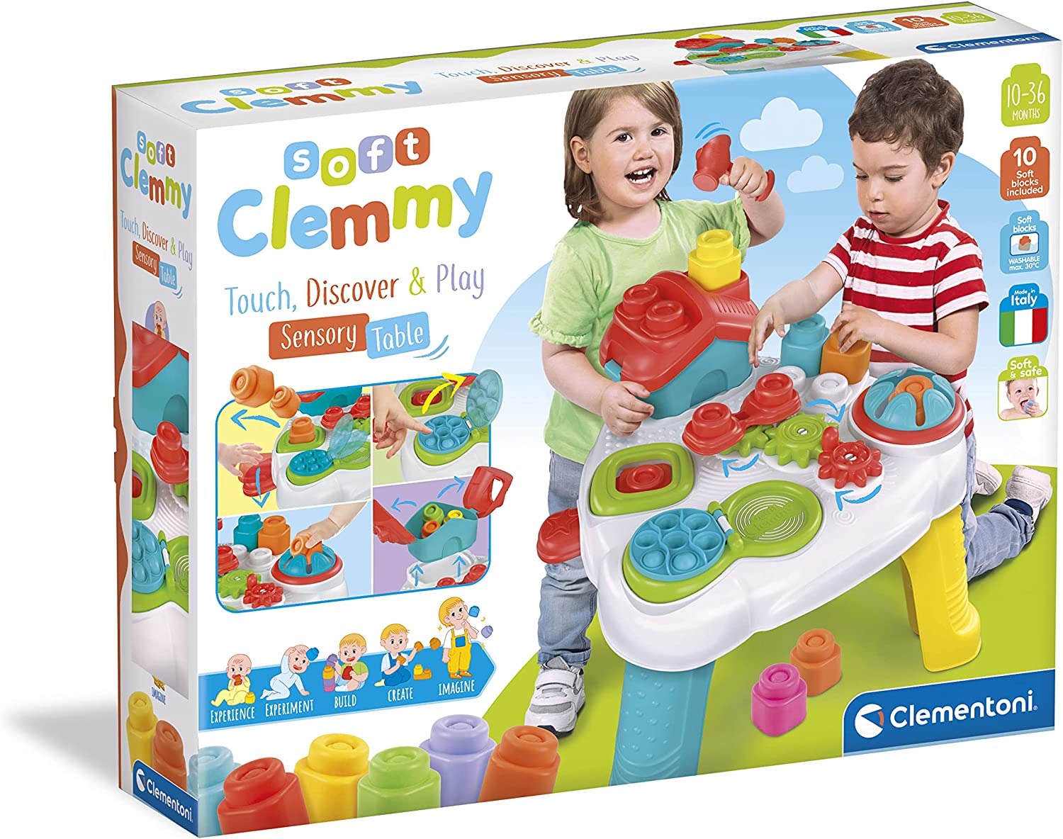 Clementoni Yumuşak Blok Duyusal Aktivite Masası