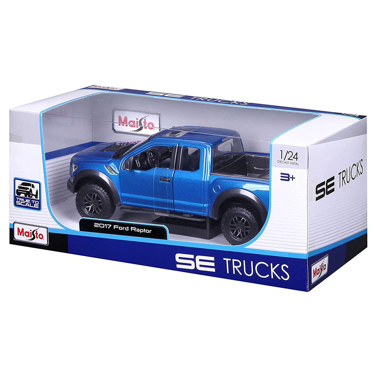 Maisto 1/24 2017 Ford Raptor Model Araba - Mavi