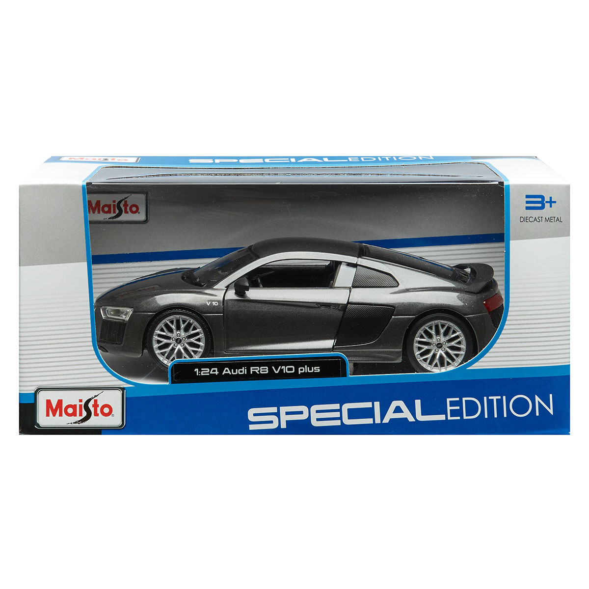 Maisto 1/24 Audi R8 V10 Plus Model Araba - Gri