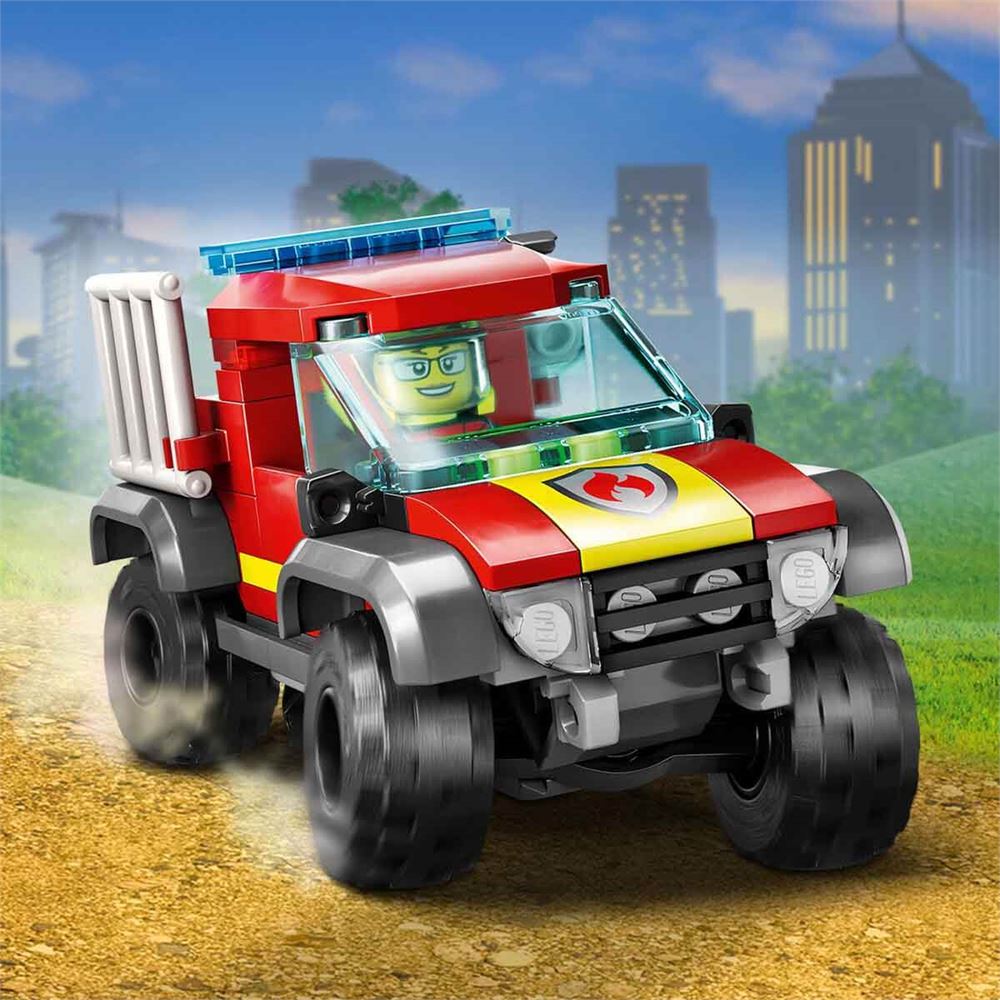 LEGO City 4x4 İtfaiye Kamyonu Kurtarma Operasyonu 60393