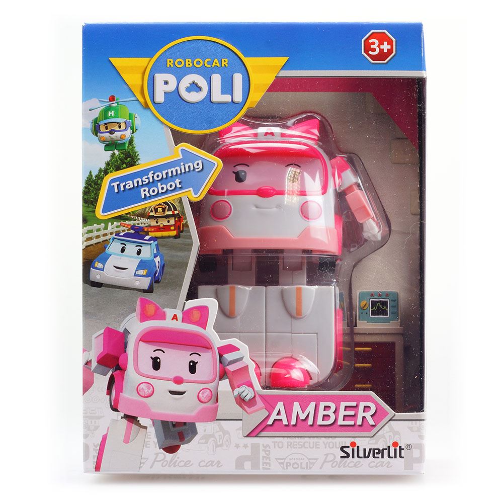 Robocar Poli Transformers Robot Figür Amber 83172