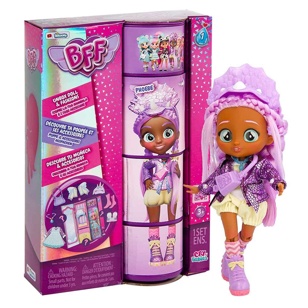 Cry Babies BFF Bebekler Seri 1 - Phoebe