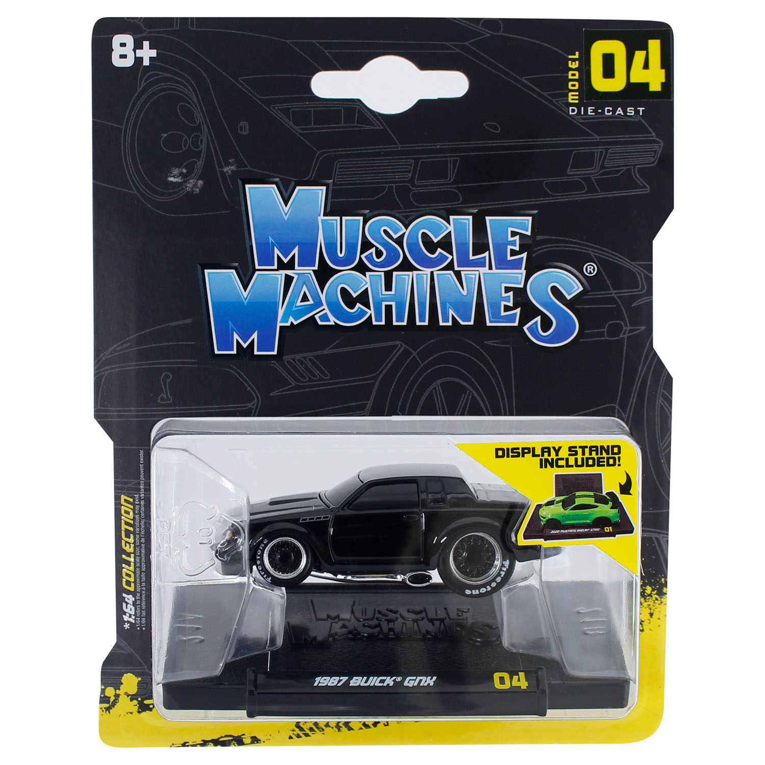 Muscle Machines 04 - 1987 Buick GNX Model Araba 1/64