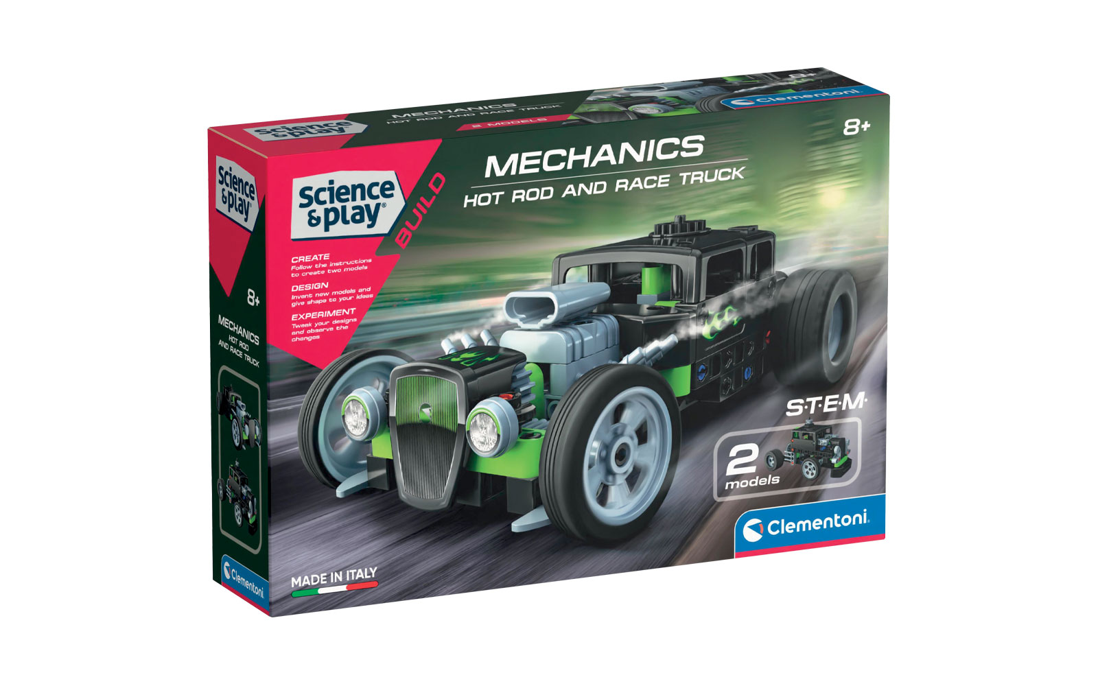 Clementoni - Bilim ve Oyun - Hot Rod ve Race Truck