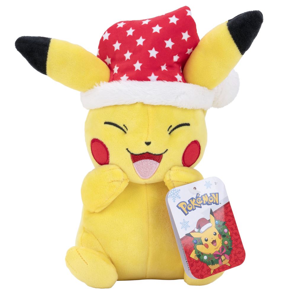 Pokemon Pelüş Figür Noel Seri - Pikachu 20 cm