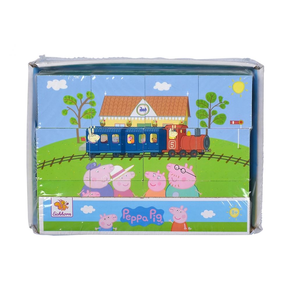 Çocuk PuzzleEichhornSİM/1092657084003046003420Peppa Pig Küp Puzzle