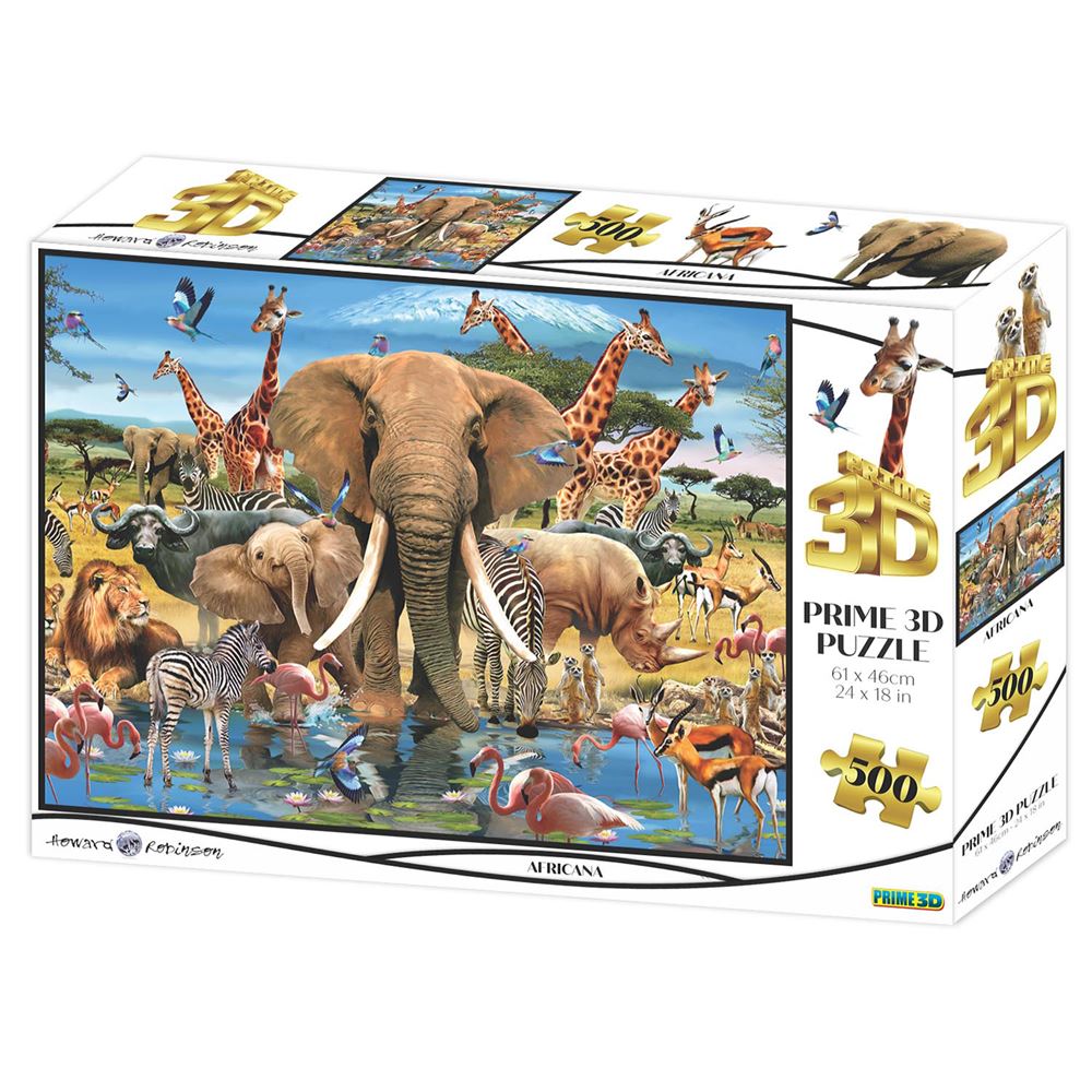 Prime 3D - Afrika 500 Parça Yetişkin Puzzle 10455
