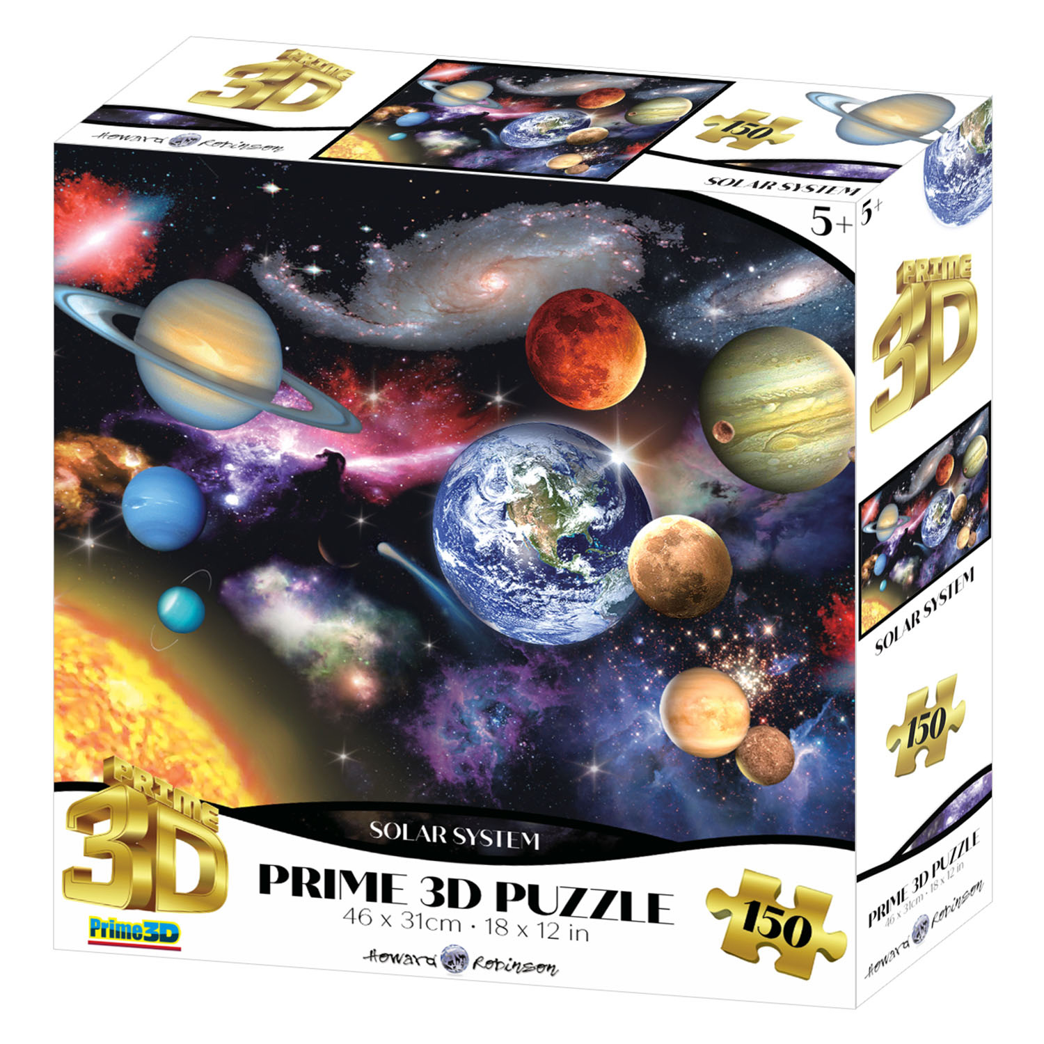 Prime 3D - Güneş Sistemi 150 Parça Puzzle 10807