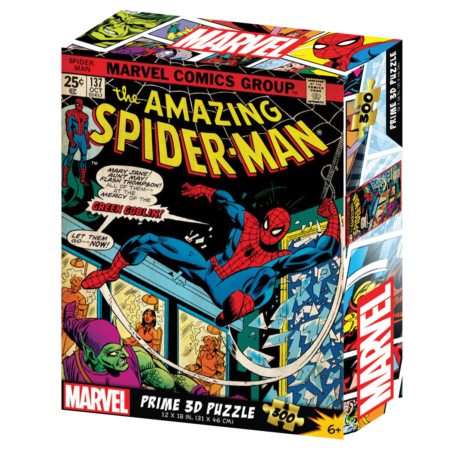 Prime 3D - Marvel Comics Spider-Man 300 Parça Puzzle 33194