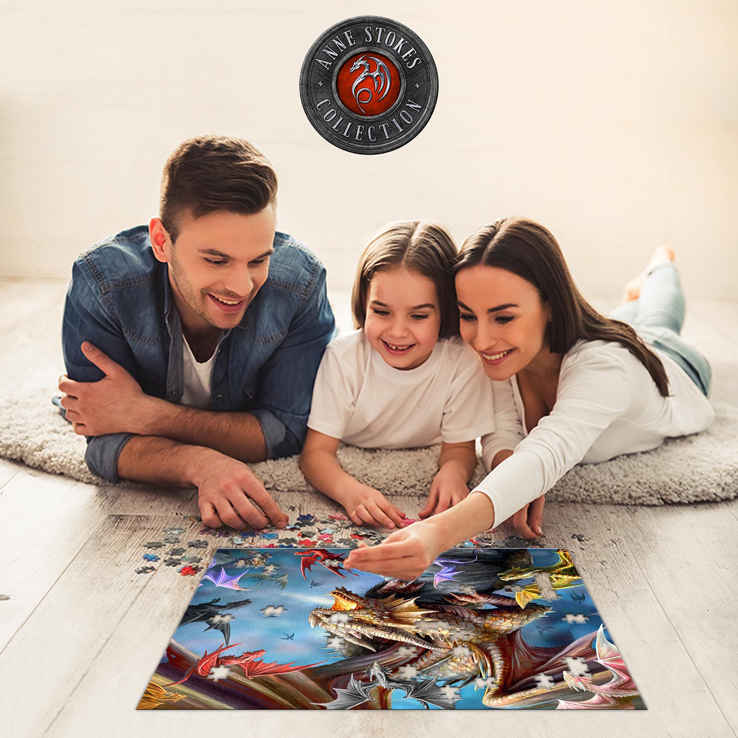 Prime 3D - Dragon Clan 500 Parça Yetişkin Puzzle 10328