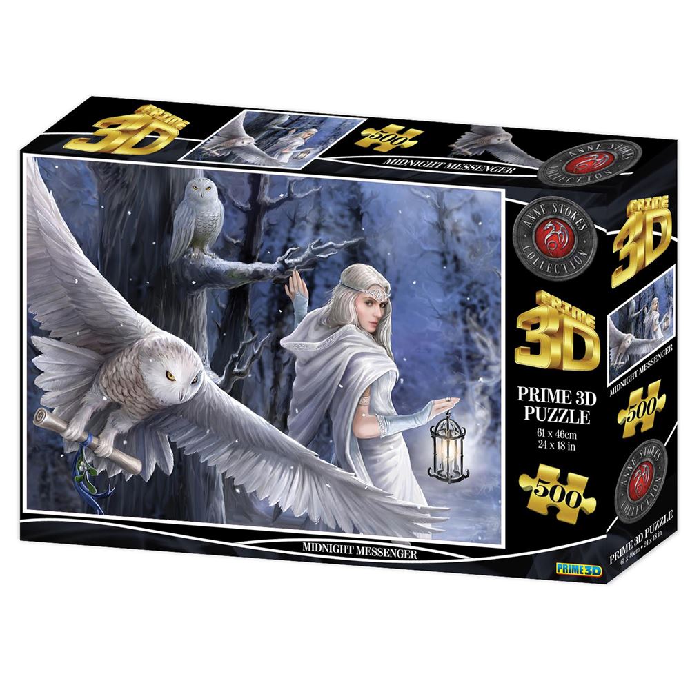 Prime 3D - Midnight Messenger 500 Parça Yetişkin Puzzle 10364