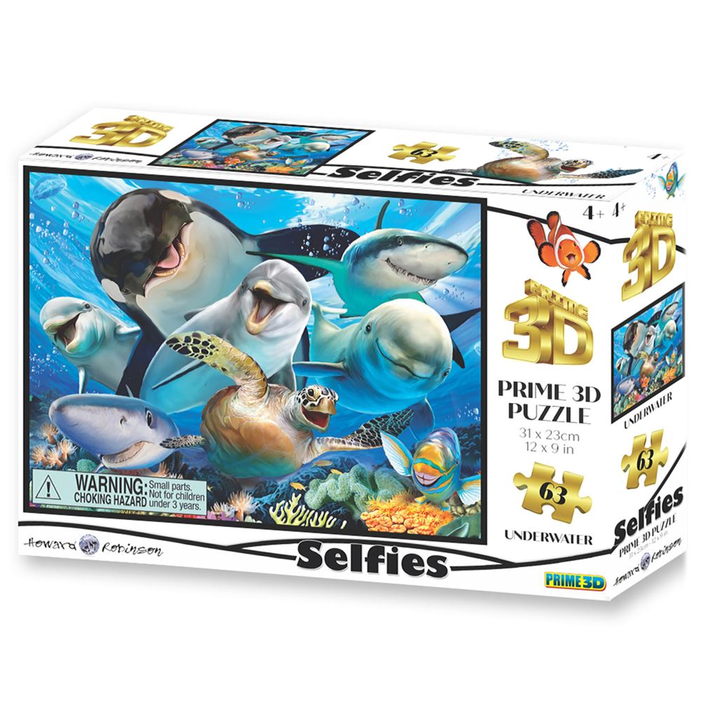 Prime 3D - Okyanusta Selfie 63 Parça Puzzle 10691