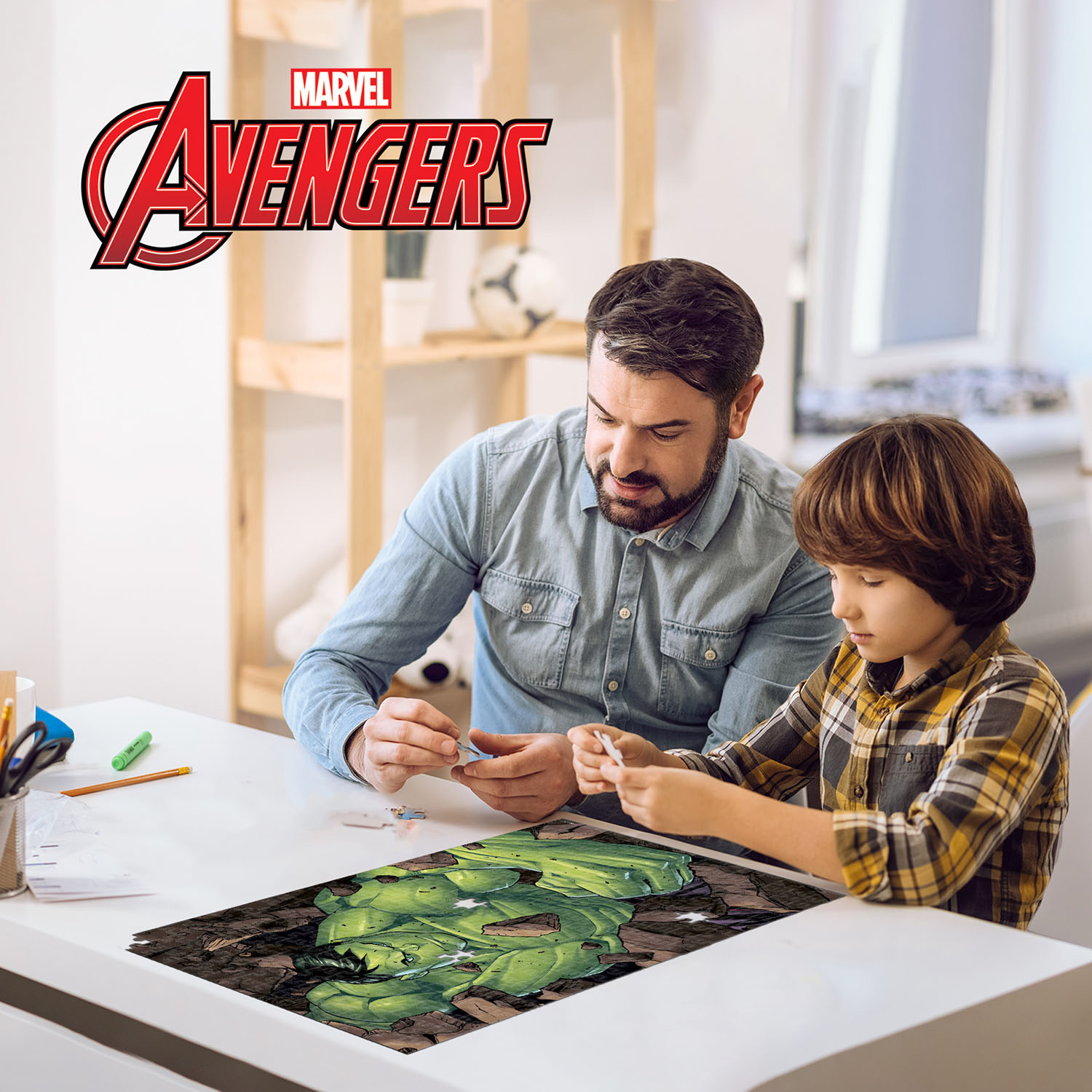 Prime 3D - The Hulk 300 Parça Puzzle 35583 - Metal Kutu