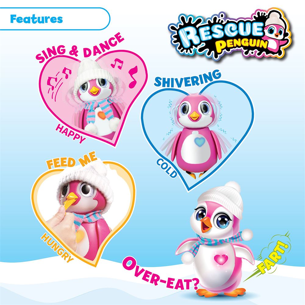 Silverlit Rescue Penguin 88651 - Pembe