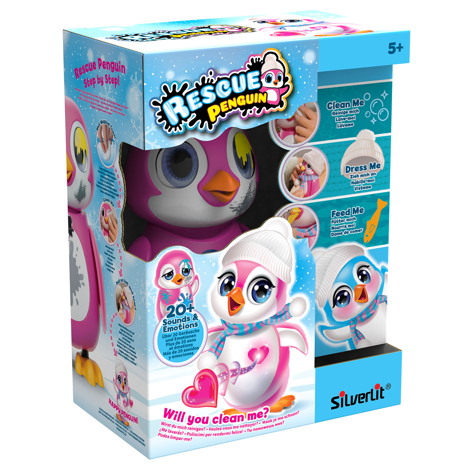 Silverlit Rescue Penguin 88651 - Pembe