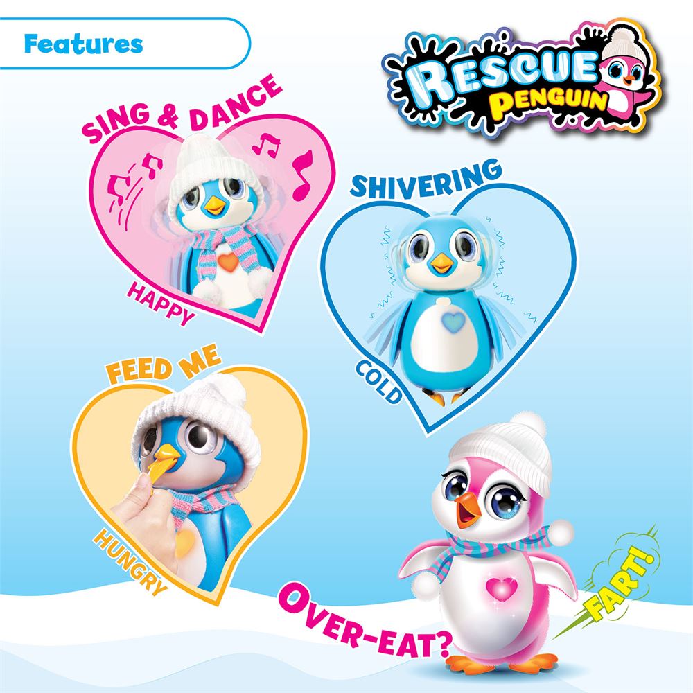Silverlit Rescue Penguin 88652 - Mavi