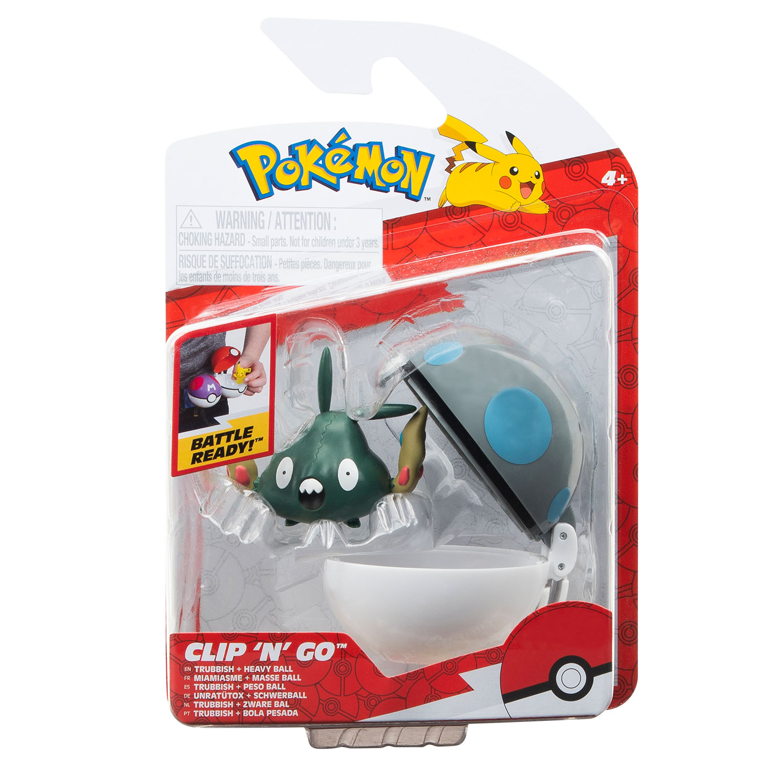 Pokemon Clip 'N' Go PKW3140 - Trubbish