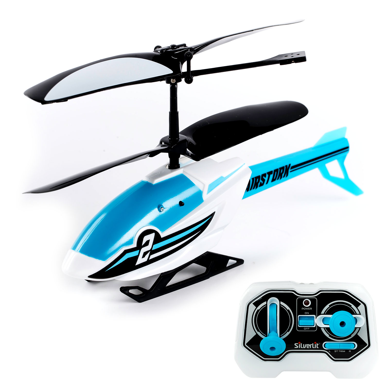 Silverlit Air Stork Kumandalı Helikopter - Turkuaz 84782-02