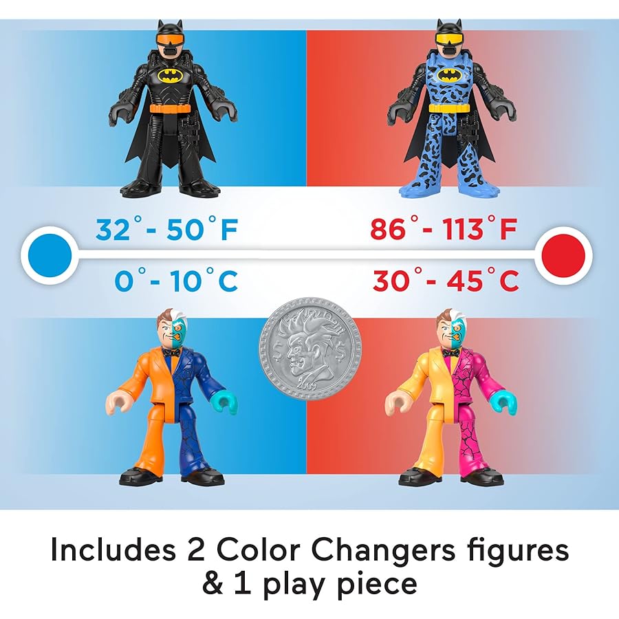 Imaginext DC Super Friends Renk Değiştiren 2'li Figür Seti HMX57