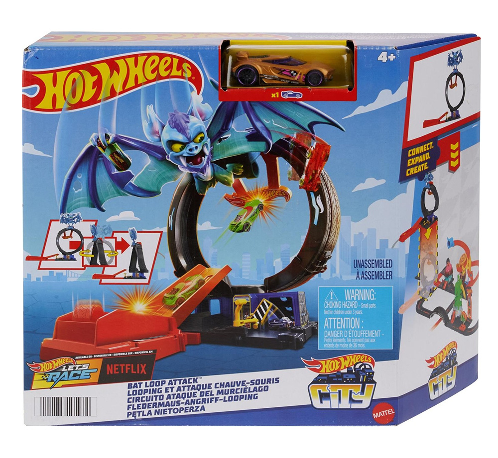 Hot Wheels Yarasa Çemberi Saldırısı Oyun Seti HTN78