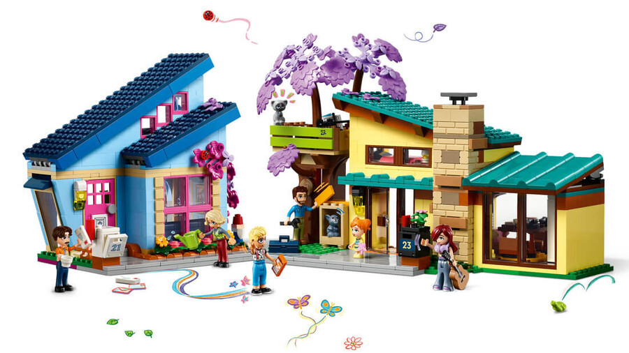 LEGO Friends Olly ve Paisley'nin Aile Evleri 42620