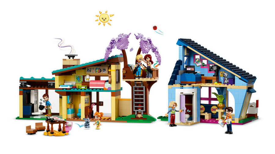 LEGO Friends Olly ve Paisley'nin Aile Evleri 42620