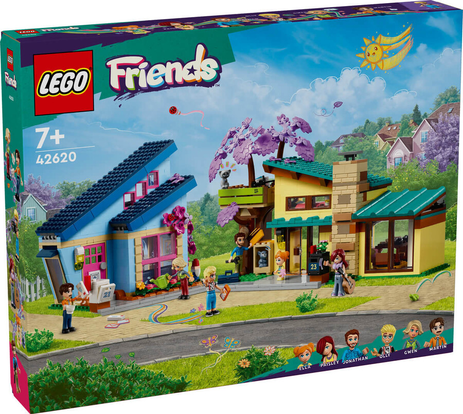 LEGO Friends Olly ve Paisley'nin Aile Evleri 42620