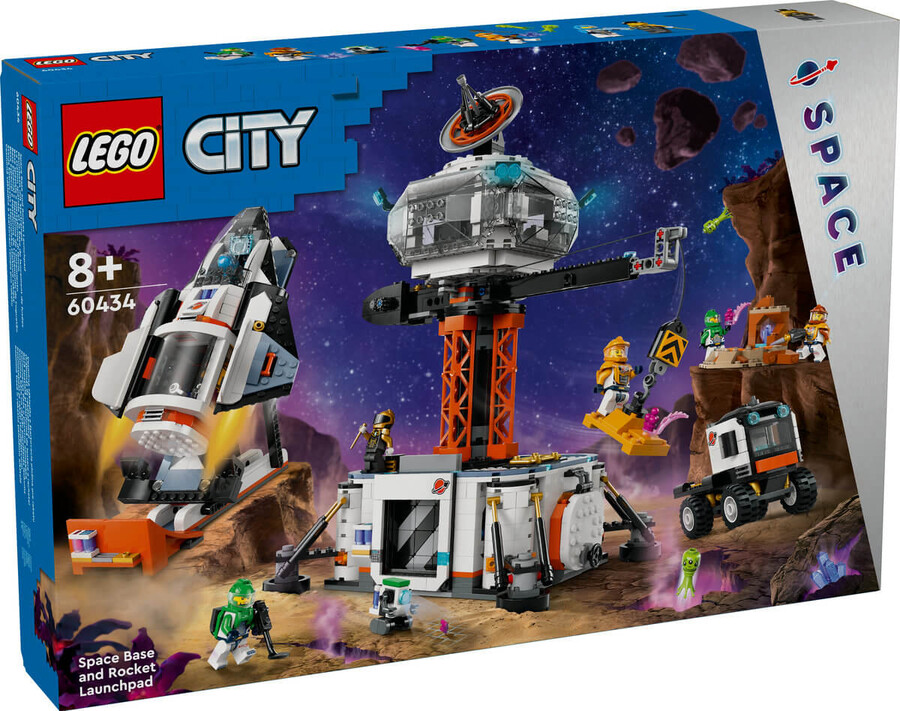 LEGO City Uzay Üssü ve Roket Fırlatma Rampası 60434