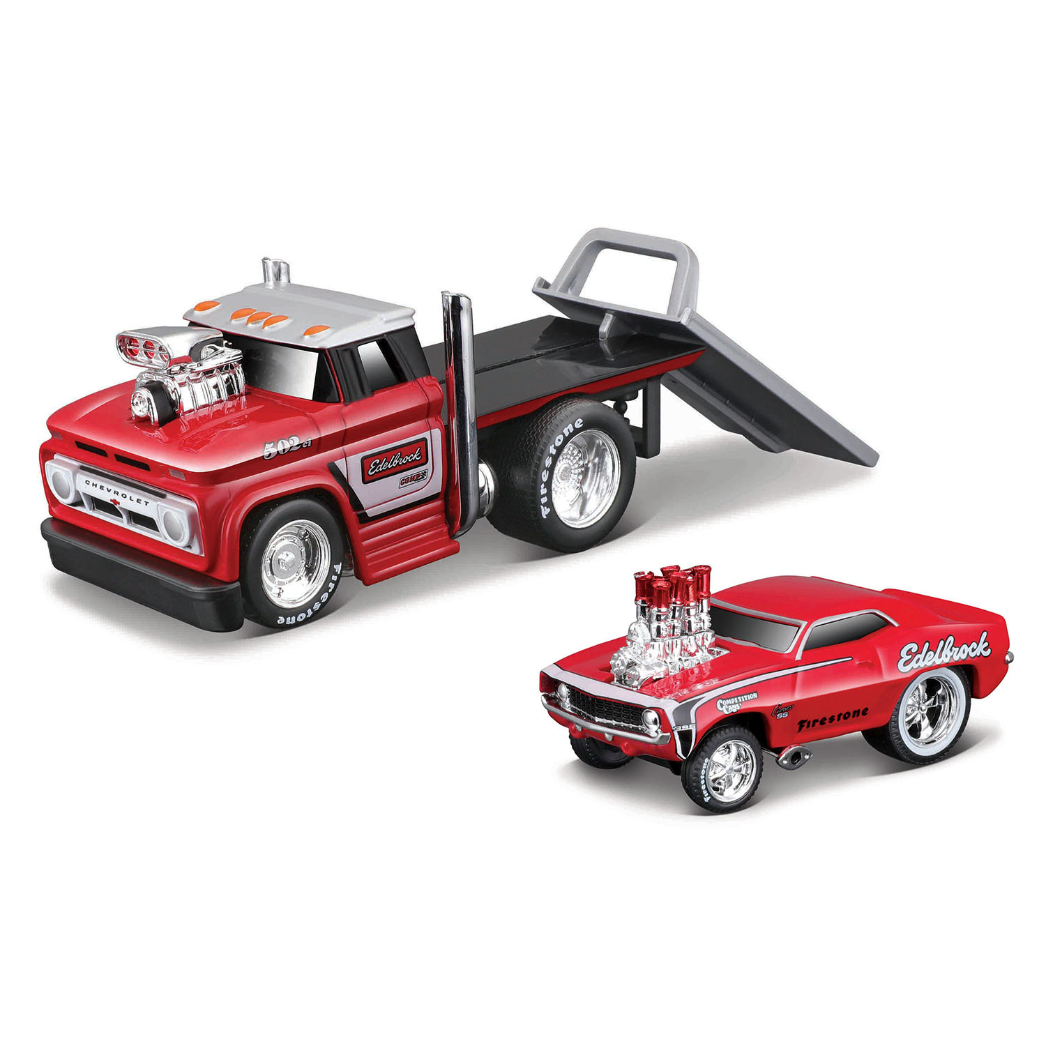Muscle Machines Taşıyıcı ve Araç Set 1/64 02 59049