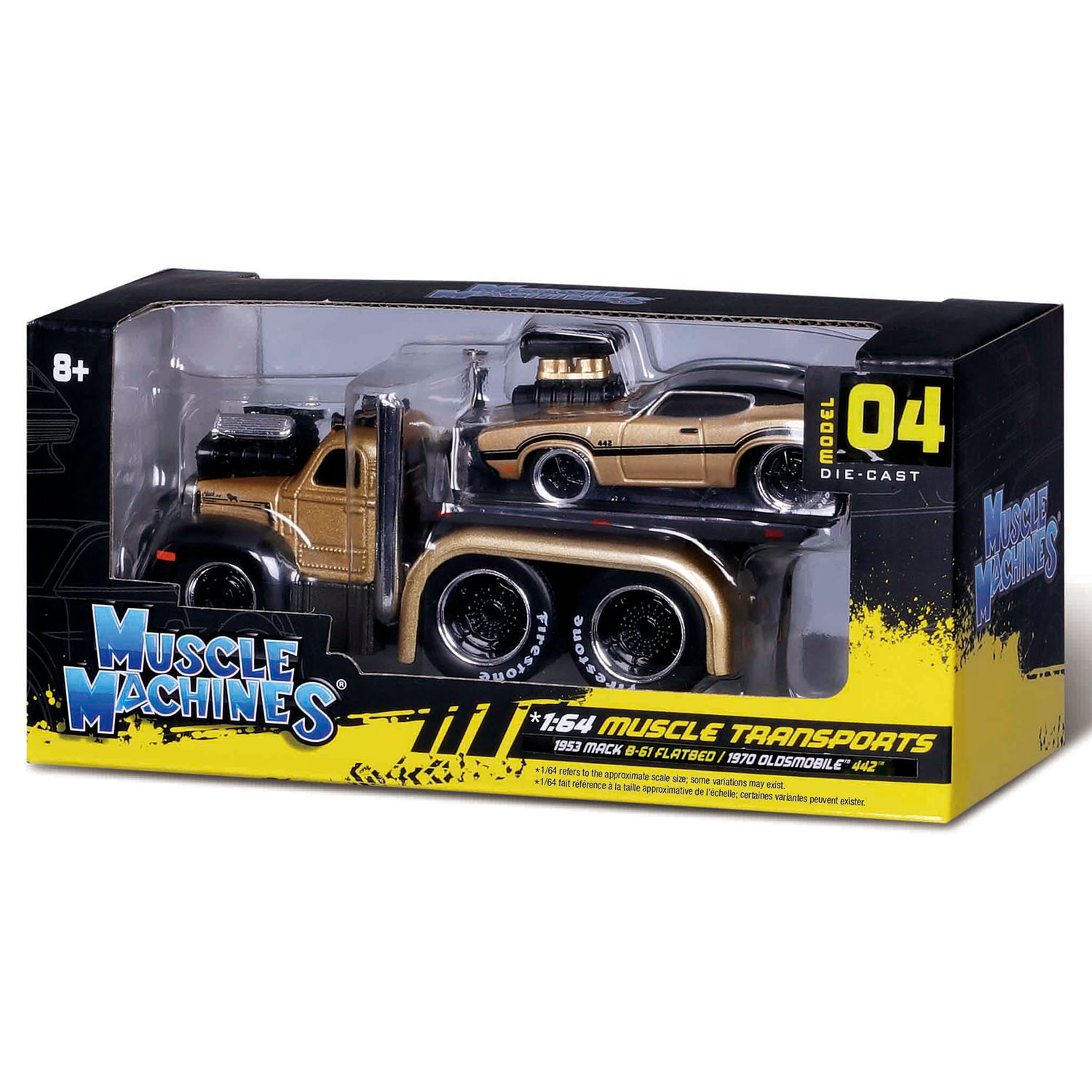 Muscle Machines Taşıyıcı ve Araç Set 1/64 04 59051