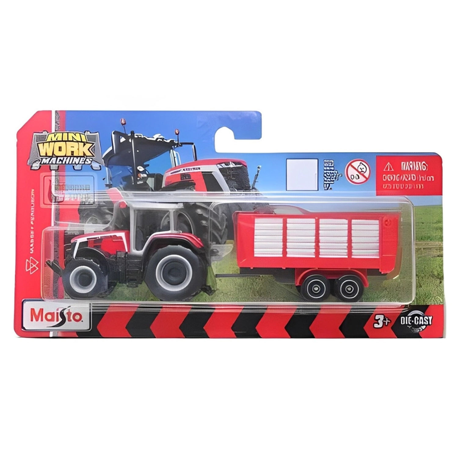 Mini Work Machines Traktör ve Römork Set 03