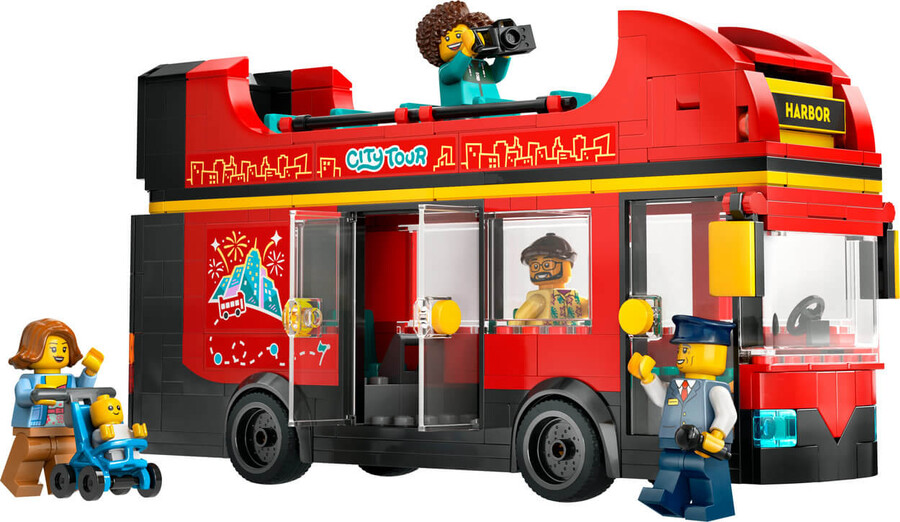 LEGO City Kırmızı İki Katlı Gezi Otobüsü 60407