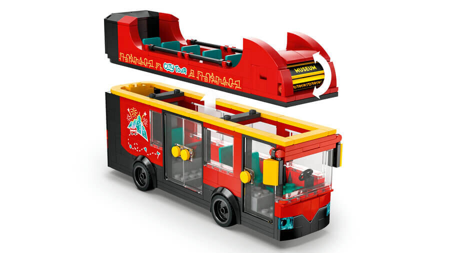 LEGO City Kırmızı İki Katlı Gezi Otobüsü 60407