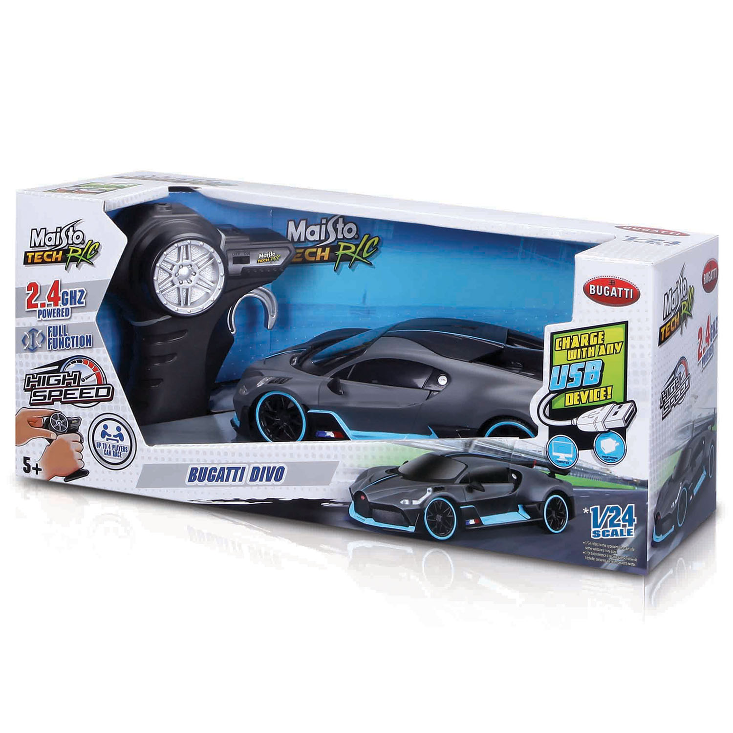 Maisto 1:24 Premium Bugatti Divo Kumandalı Araba 82333