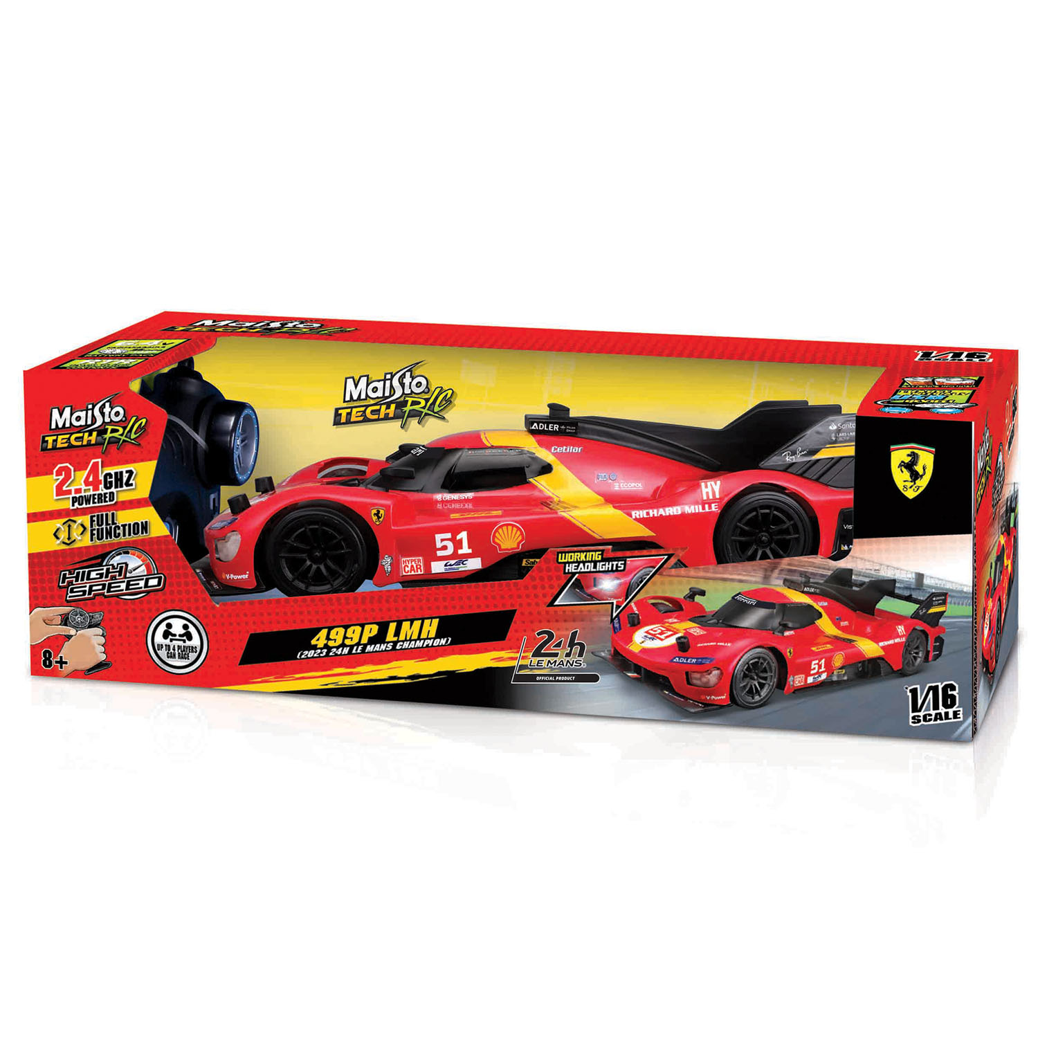 Maisto 1:16 Ferrari 499P Kumandalı Araba 82861