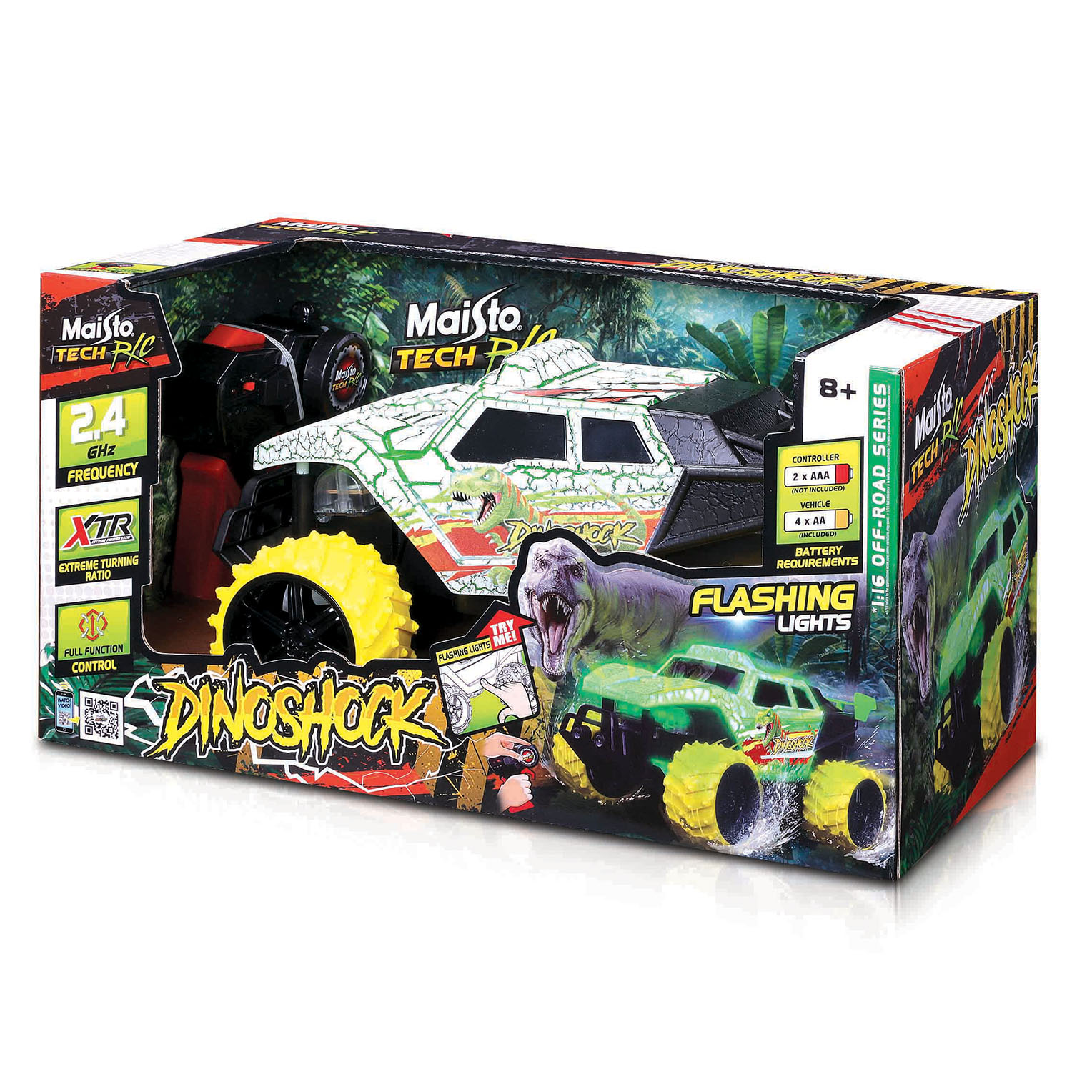 Maisto 1:16 Dinoshock Kumandalı Canavar Kamyon 82638