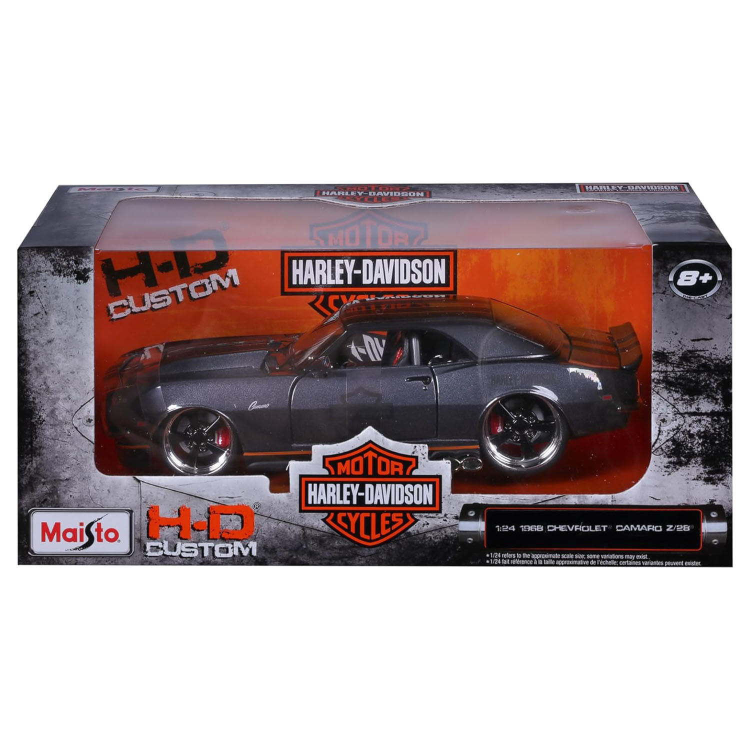 Maisto 1:24 1968 Chevrolet Camaro Z/28 Model Araba 32273