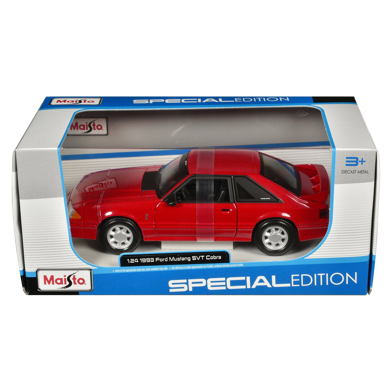 Maisto 1:24 1993 Ford Mustang SVT Cobra Model Araba 32906