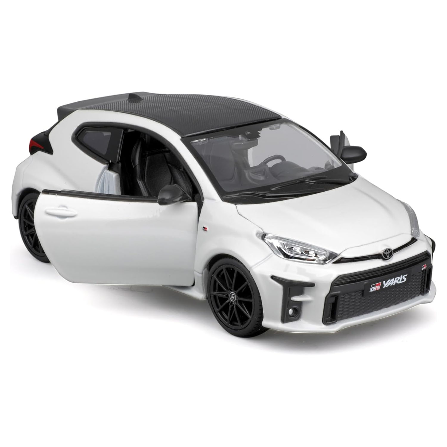 Maisto 1:24 2021 Toyota GR Yaris Model Araba 32909 - Beyaz