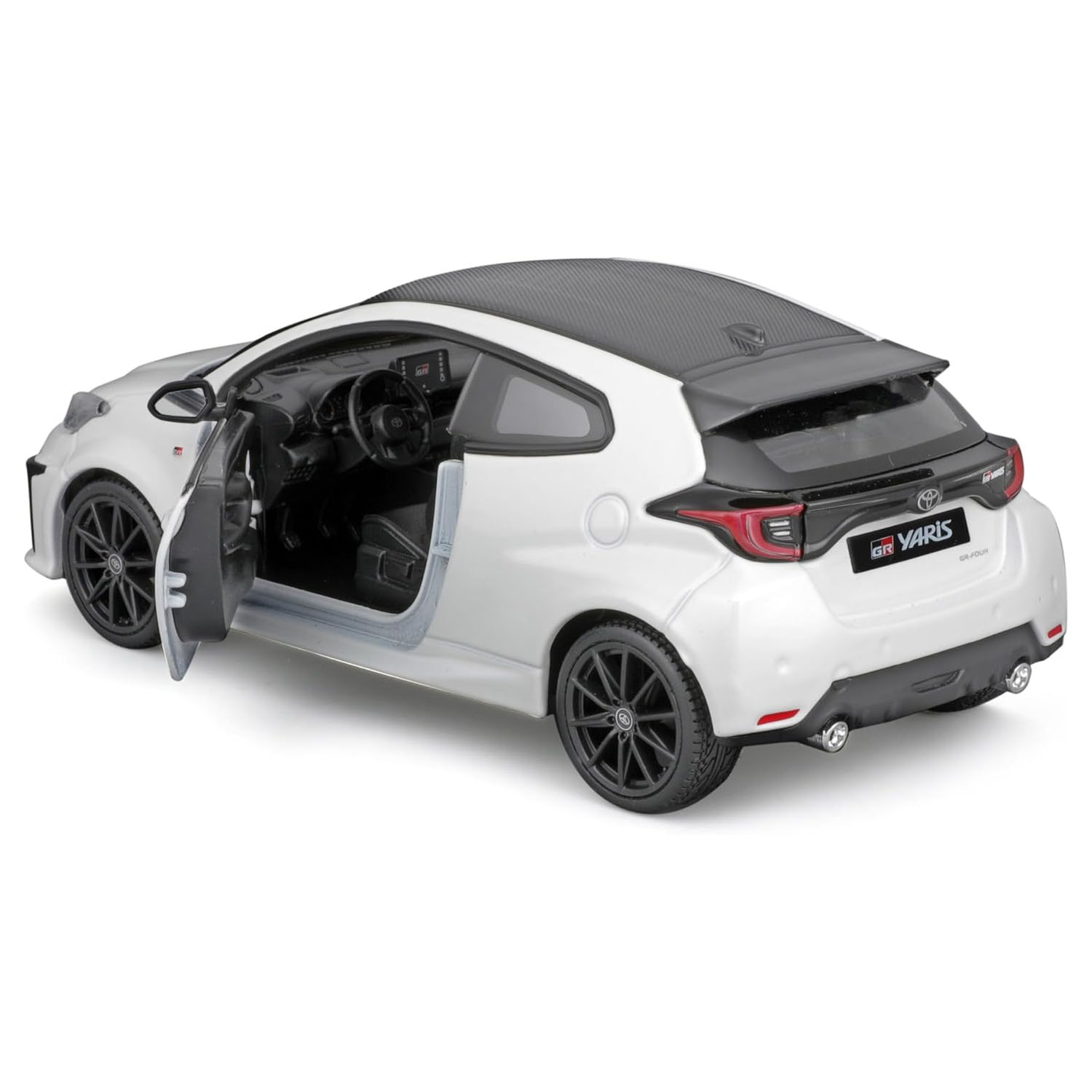 Maisto 1:24 2021 Toyota GR Yaris Model Araba 32909 - Beyaz