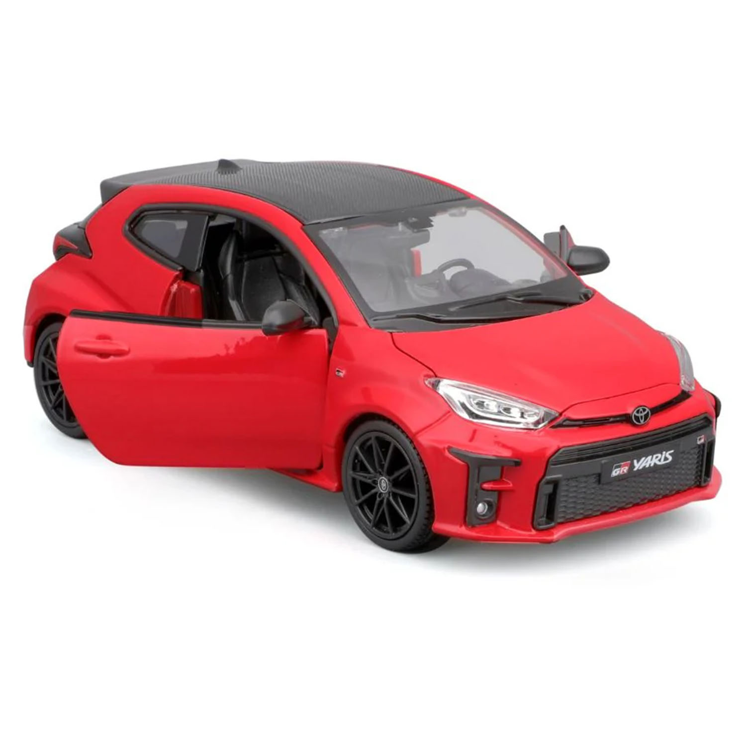 Maisto 1:24 2021 Toyota GR Yaris Model Araba 32909 - Kırmızı
