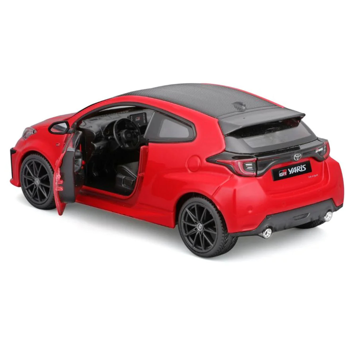 Maisto 1:24 2021 Toyota GR Yaris Model Araba 32909 - Kırmızı