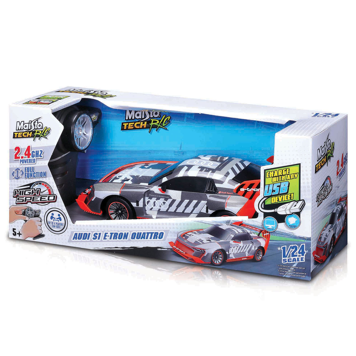 Maisto 1:24 Premium Audi S1 E-Tron Quattro Kumandalı Araba 82342
