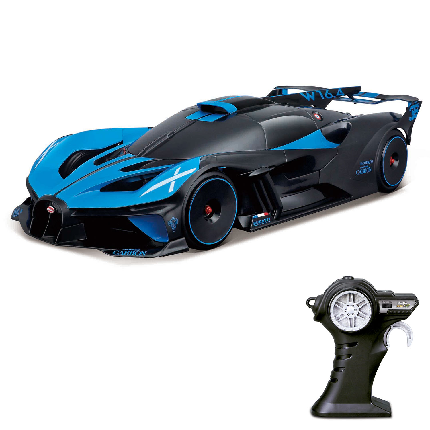 Maisto 1:14 Bugatti Bolide Kumandalı Araba 82816 - Mavi