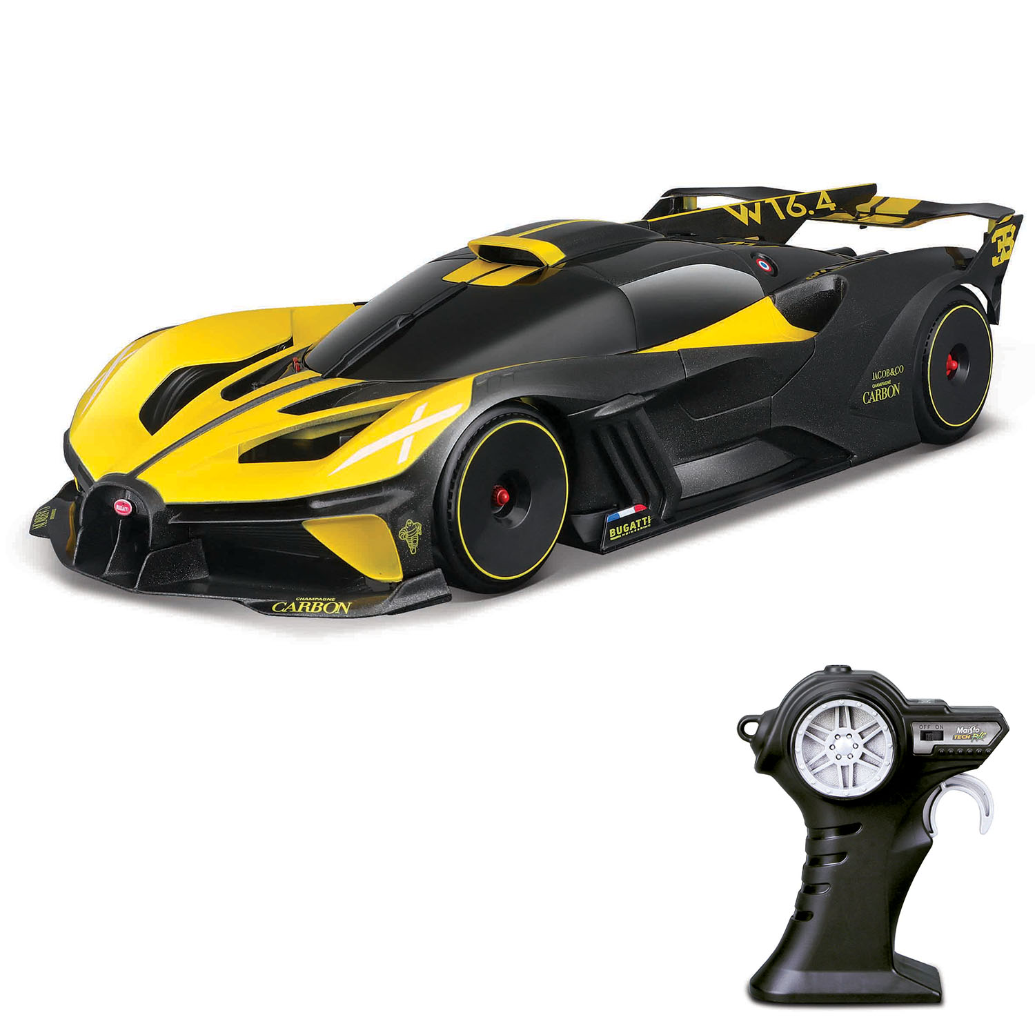 Maisto 1:14 Bugatti Bolide Kumandalı Araba 82816 - Sarı
