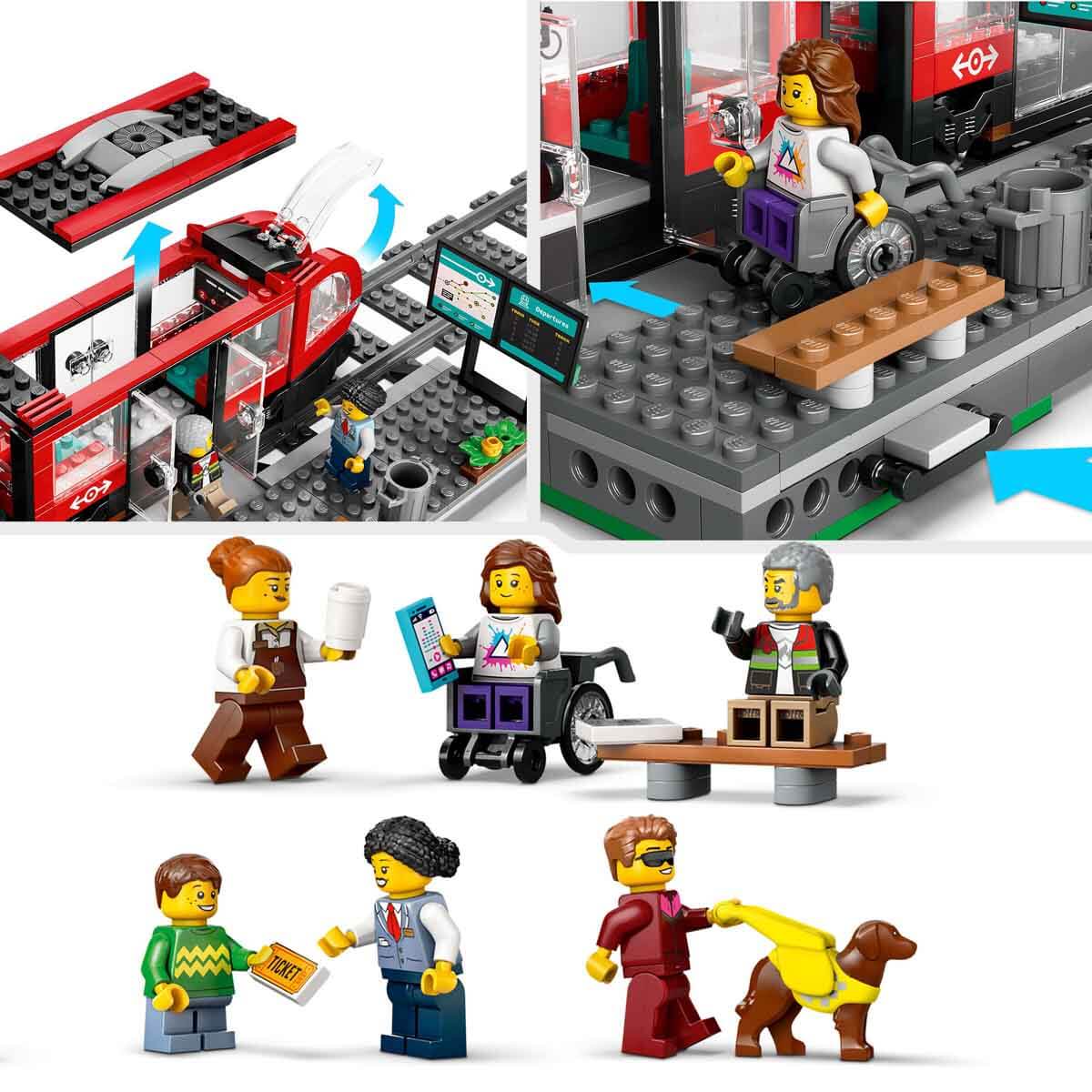 LEGO City Şehir Merkezi Tramvay İstasyonu 60423