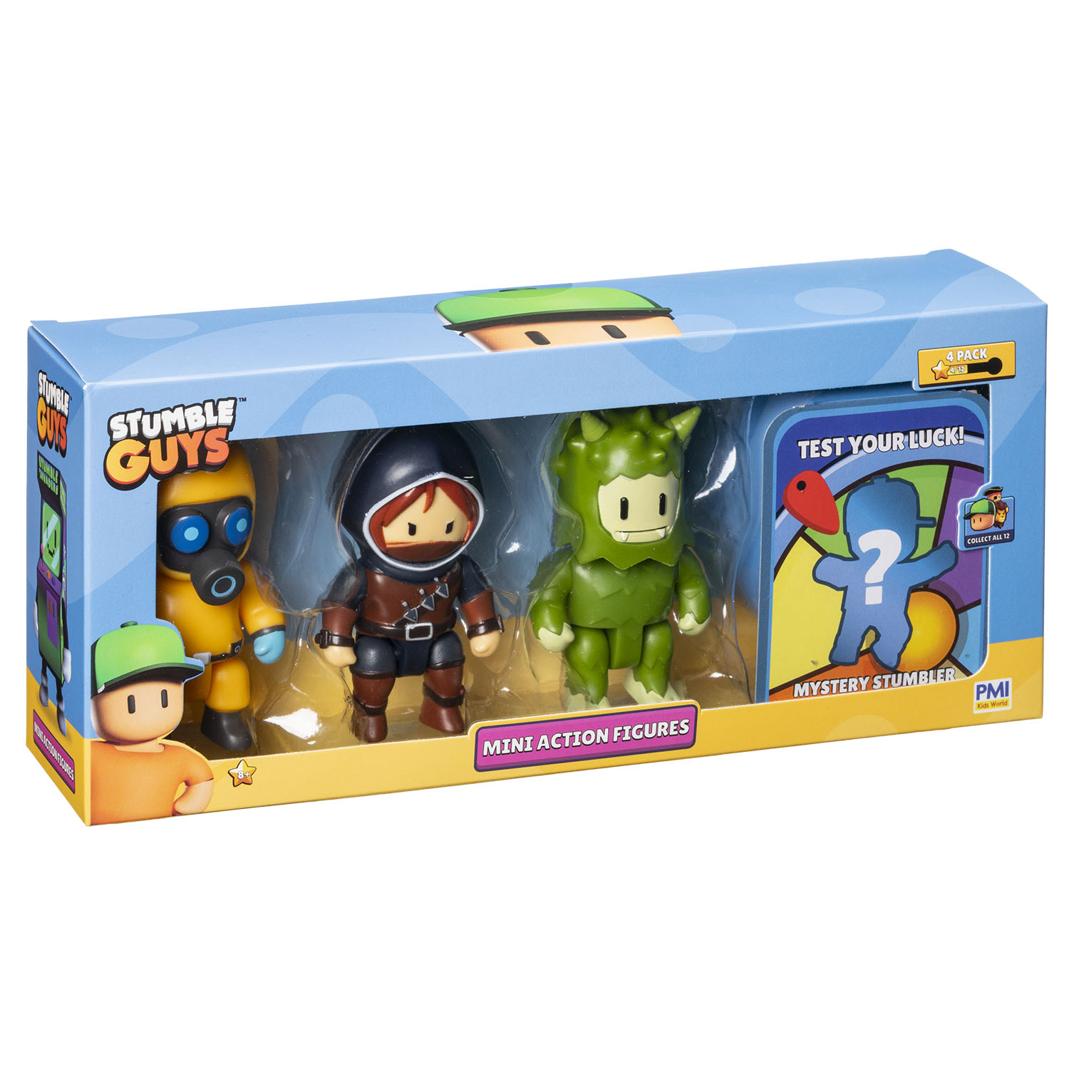 Stumble Guys 4'lü Aksiyon Figür Set SG3204 Model 3