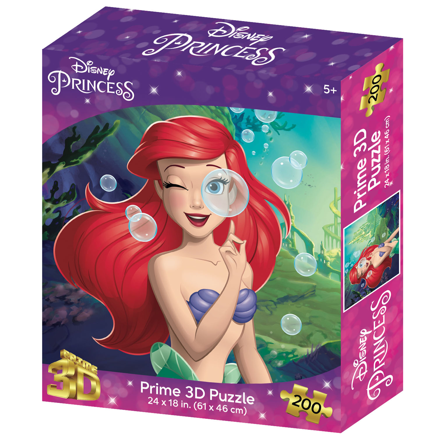 Prime 3D Disney Princess Deniz Kızı Ariel Puzzle 200 Parça 32822